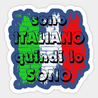 T-shirt ITALIA SONO ITALIANO Sticker